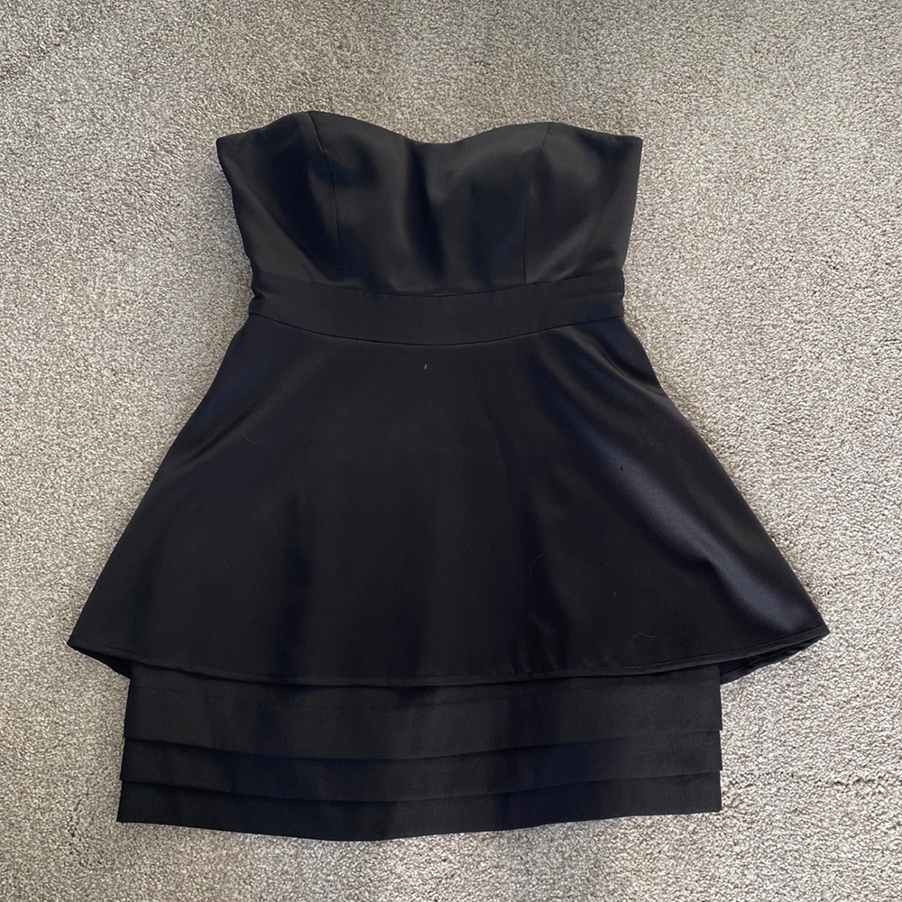 BCBG strapless mini dress